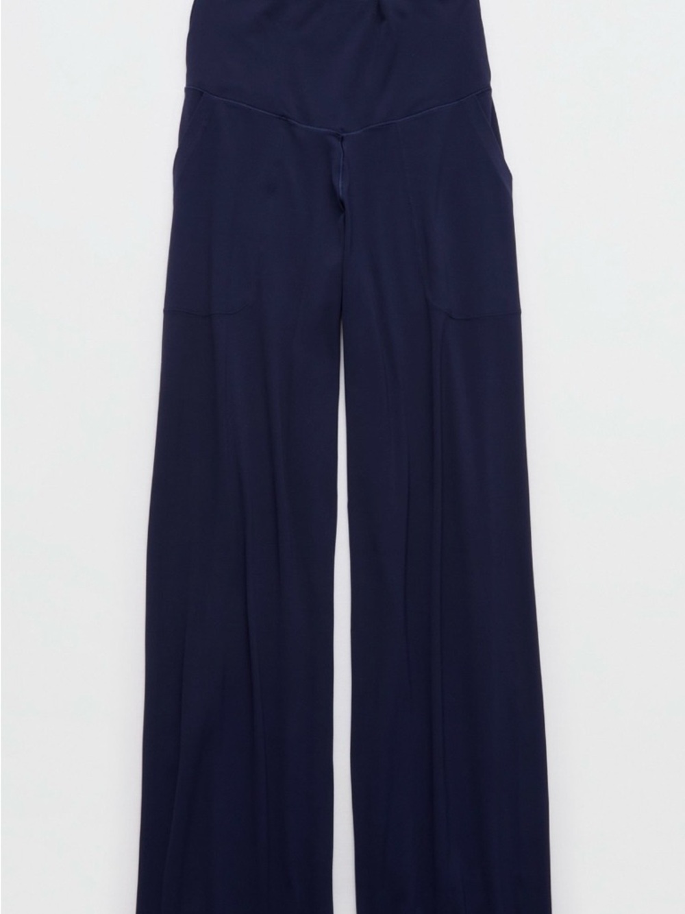 Offline by Aerie Deep Navy & Black Wide-Leg Pull-On Pants